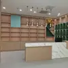 Mostrador de Recepción Estilo Nórdico Hecho a Medida de Fábrica para Empleados de Empresa, Escritorio de Servicio Lujo Ligero, Mesa y Sillas de Recepción Sencillas para Salones de Belleza