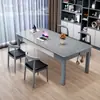 Banco de Trabajo de Escritorio Grande Escritorio de Tronco para el Hogar Madera Maciza Sala de Estar Mesa de Estudio Doble Escritorio de Oficina Mesa de Tronco para Pintura y Caligrafía