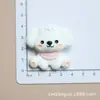 Dibujos Animados Lindos Oso Cachorro Accesorios de Resina Pegamento de Crema DIY Pasador Hecho a Mano Caja de Almacenamiento para Titulares Pegatina para Refrigerador