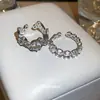 Anillo Abierto Hueco Transparente Redondo de Resina Nuevo 2026, Anillo de Dedo Índice de Gama Alta Nicho, Anillo de Moda para Viajeros