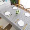 Toalha de Mesa de PVC com Textura de Algodão e Linho Imitação Toque de Alta Qualidade Luxo Leve Impermeável à Prova de Óleo Resistente ao Calor Sem Lavagem Estilo Japonês Mais Vendido na Amazon