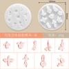 40 nuevos aretes colgantes de cristal joyería gota molde DIY espejo gema resina abrasivo molde de silicona