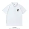 Camisa Polo de Texto Divertida de Verano para Hombre de Manga Corta Holgada Casual Tendencia Nacional Retro Cuello de Solapa Camiseta de Media Manga para Hombre