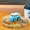 Llave de Coche de Aleación con Retroceso, Llavero de Autobús Turístico, Juguete de Autobús Turístico, Llavero de Autobús de Pasajeros, Colgante para Mochila