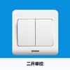 Siemens Tomada Interruptor Vista Distante Branco Tipo 86 Painel Tomada Interruptor Desalinhado Tomada Cinco Furos Um Aberto Conjunto Controle Duplo