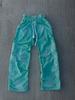 Calças Casuais Streetwear com Cordão Hip Hop 2025 Esportivas Soltas de Perna Larga Cintura Dupla High Street Preto Branco Verde