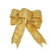 Lazo de Decoración Navideña de 10cm Lazo con Polvo de Brillantina Decoraciones Festivas Colgante para Árbol de Navidad Lazo