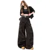 Pantalones Cargo Casuales Estilo Nuevo Primavera 2026 Pantalones Rectos Camuflaje Jeans de Pierna Ancha Estilo Chica Popular para Mujer