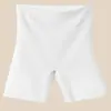Base de maquillaje líquida invisible, pantalón de seguridad, tres en uno para mujer con entrepierna de algodón puro, control de abdomen, moldeador, no se enrolla, ropa interior de seguridad anti-exposición para mujer