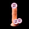 Ventosa con Textura de Vena con Dildo de Huevo Pene Artificial Falso Dispositivo de Masturbación de Inserción Manual Juguete Sexual para Adultos