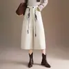 Pantalones anchos de color liso, versátiles y sencillos, estilo vintage para mujer, nuevo de otoño 2026, de tiro alto, adelgazantes, versátiles, cropped, casuales, modernos