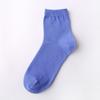 Suministro directo de fábrica de nuevos calcetines japoneses de algodón de color sólido, calcetines Harajuku de cien colores caramelo, estilo universitario para mujeres