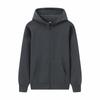 380G grande terry antiestático ombro caído classe uniforme cardigan casaco zíper com capuz coletes logotipo personalizado impresso macacão