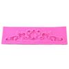 Molde de Silicone Embossado Molde para Decoração de Bolo Dobra Açúcar Chocolate Biscoito Molde de Silicone para Assar West Point