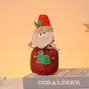 Adornos navideños Bolsa de regalo navideña Bolsa de dulces navideños Bolsa de fruta de la paz Bolsa de manzanas navideñas Bolsa de mano navideña