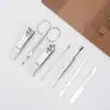 Set de cortauñas de moda, cortauñas plegable, 4 cortauñas, set de 7 piezas, set completo de pequeños regalos, logotipo impreso, publicidad
