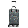 Carrinho de compras doméstico carrinho de compras leve dobrável roda universal carrinho bolsa térmica carrinho de compras de supermercado atacado