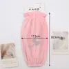 Mangas Largas para Mujer, Mangas Protectoras de Terciopelo Antimanchas Otoño e Invierno, Mangas con Bordado de Letras y Moños Lindas, Venta al por Mayor