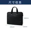 Bolsa Portátil para Documentos de Tela Oxford con Logo Impreso Personalizado, Maletín de Negocios Simple, Almacenamiento de Archivos, Bolsa para Materias de Tutoría