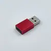 Adaptador USB 3.0 tipo C hembra a macho para carga de teléfono móvil, venta al por mayor de fábrica, adaptador de disco U