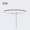 Cinturón Fino de Piel Genuina para Mujer Decorativo Estilo Occidental para Vestido Suéter Abrigo Cintura Ins Moderno Cinturón de Cintura Versátil