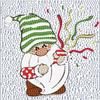 5d Diamante Desenho Cross Border Crianças Desenho Animado Papai Noel Boneco de Neve Bonito DIY Diamante Adesivo Tamanho Diamante