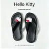 Chanclas Antideslizantes de Suela Suave Hello Kitty Once Pasos para Mujer, Nuevo Estilo 2026 para Uso en Casa y al Aire Libre, Sandalias de Playa Versátiles