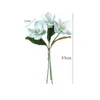 Rama única 3 EVA tacto humano flor de magnolia simulación decoración de hogar hotel de alta gama arreglo floral flor de magnolia artificial