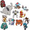 Calcomanía de Tela de Elfo de Dibujos Animados Anime Bordada Zhang Zi Accesorios de Prenda Parche de Animal Bordado Adhesivo Termofusible Hinton