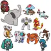 Bordado elegante nuevo pegatinas de tela de dibujos animados parches de personajes de dibujos animados pegatinas de bordado de computadora de elefante accesorios para ropa decoración de bolsa