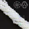 Contas pontiagudas de cristal para acessórios de joias DIY 3/4mm contas de vidro contas soltas acessórios criativos feitos à mão Contas de diamante