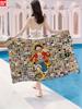 Toalla de Playa de Microfibra Fina One Piece Toalla de Baño Absorbente Estampada