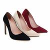 2026 Zapatos de Moda Nuevos con Tacón de Aguja y Punta Fina de Corte Bajo Tallas Grandes 40-48 Zapatos de Exportación Amazon