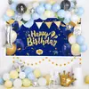 Fábrica de Personalización de Telas de Fondo Navideño Transfronterizas Diseño de Tela de Fondo para Decoración Navideña Pancarta Personalizada