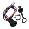 Soquete Fêmea Tipo-C 4 Pinos Carregador Fio de Solda Porta Redonda Conector Tipo-C para Celular Conector à Prova d'Água