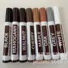 2 Peças/Conjunto Compra Mínima Caneta Retoque para Reparo de Piso de 12 Cores, Caneta Restauradora de Cor para Móveis e Portas de Madeira, Apontador de Lápis de Cera