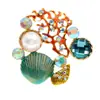 Broche Retro de Estilo Nuevo Europeo y Americano de Estrella de Mar y Concha, Pin de Moda para Chaqueta de Traje de Lujo Ligero para Mujer, Broche Marino