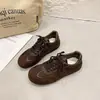 Zapatillas de Entrenamiento Alemanas Grises Retro para Mujer, Nuevas Zapatillas Deportivas Casuales Primavera 2026, Tendencia Popular de Tenis Versátiles de Nicho