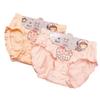 Calzoncillos tipo bóxer de algodón con encaje triangular lindos para niños, Shorts triangulares para niñas, Venta al por mayor, Comercio exterior, Suministro directo