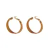 Pendientes de Aro Grandes Metálicos Geométricos Exagerados Estilo Retro Francés Transfronterizos, Elegantes y Únicos, con un Ambiente Fresco y Minimalista