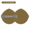 Set Xuanzipei Esponja tipo cojín con forma de piña que no absorbe el polvo, Herramienta de esponja de belleza correctora especial para maquilladores