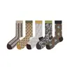 26 Calcetines de Punto de Media Caña Vintage en Relieve Otoño/Invierno para Mujer, Calcetines de Algodón sin Costuras, Estilo Mori para Mujer, Estilo Japonés, Estilo Chino, Transfronterizo