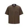 Ropa para Hombre Beijie 2026 Verano Nueva Camiseta de Manga Corta con Bordado de Letras para Hombre Cuello Redondo Suelta Camiseta Pulóver Tee