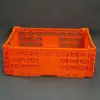 Cesta Plegable de Plástico para Frutas Cesta de Almacenamiento Estante de Supermercado Mesa Exhibidora de Frutas Caja Plegable Cesta
