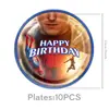 Amazon Homem-Aranha Novo Dia Tema Festa Suprimentos Utensílios de Mesa Conjunto Aniversário Infantil Pratos de Papel Toalha Bandeira