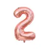 Globo Digital de Papel de Aluminio de 40 pulgadas Forma de Set de Cumpleaños Suministros de Decoración para Fiestas Globos con Números de Cumpleaños Venta al por Mayor