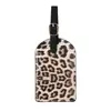 2026 Nuevo Estampado de Leopardo PU Multicolor Estilo Salvaje Funda para Pasaporte, Portaboletos, Etiqueta para Equipaje Set, Venta Directa al por Mayor de Fábrica