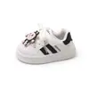 Zapatos para Bebé, Zapatos Transpirables de Suela Suave para Bebés y Niños Pequeños, Zapatos Blancos, Tenis Estilo Deportivo, Zapatos Anti-Pateo con Puntera de Concha para Primavera y Otoño