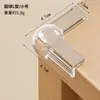 Ángulo anticaída tipo gota transparente silicona anticaída protección de esquina anticaída mesa de centro muebles borde suave PVC protección para niños
