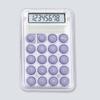 Calculadora Fofa Cor de Doce Transparente Botão de Silicone para Computador Calculadora Estilo Doce Presente para Estudante Fonte de Estoque
